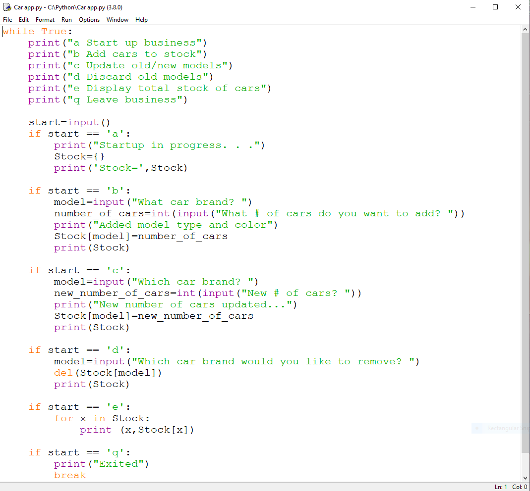 Programing Simpl Code YoungWonks programming sample – Jovanni Realin's Portfolio